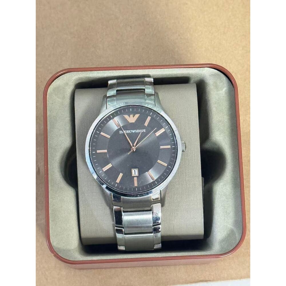 Emporio Armani AR11179 Renato Quartz Black Dial Men's Watch